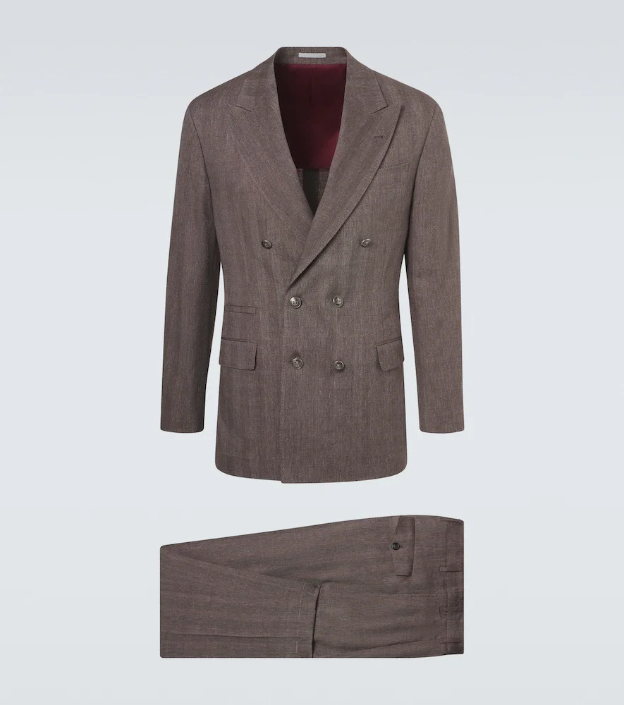 Costume en lin et laine