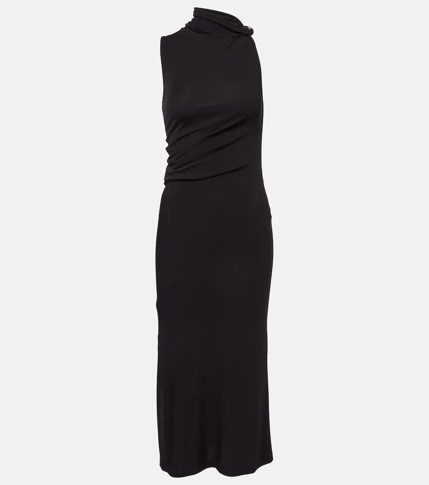 Courrèges Draped maxi dress