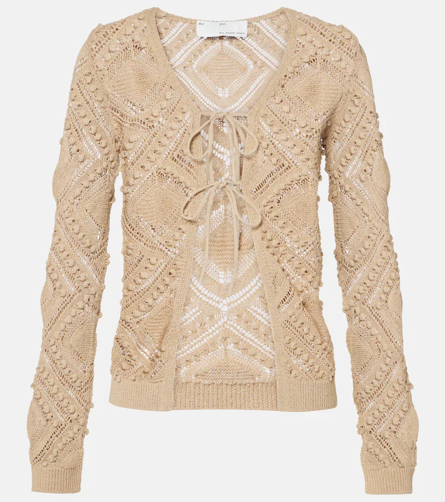 Crochet lace cardigan