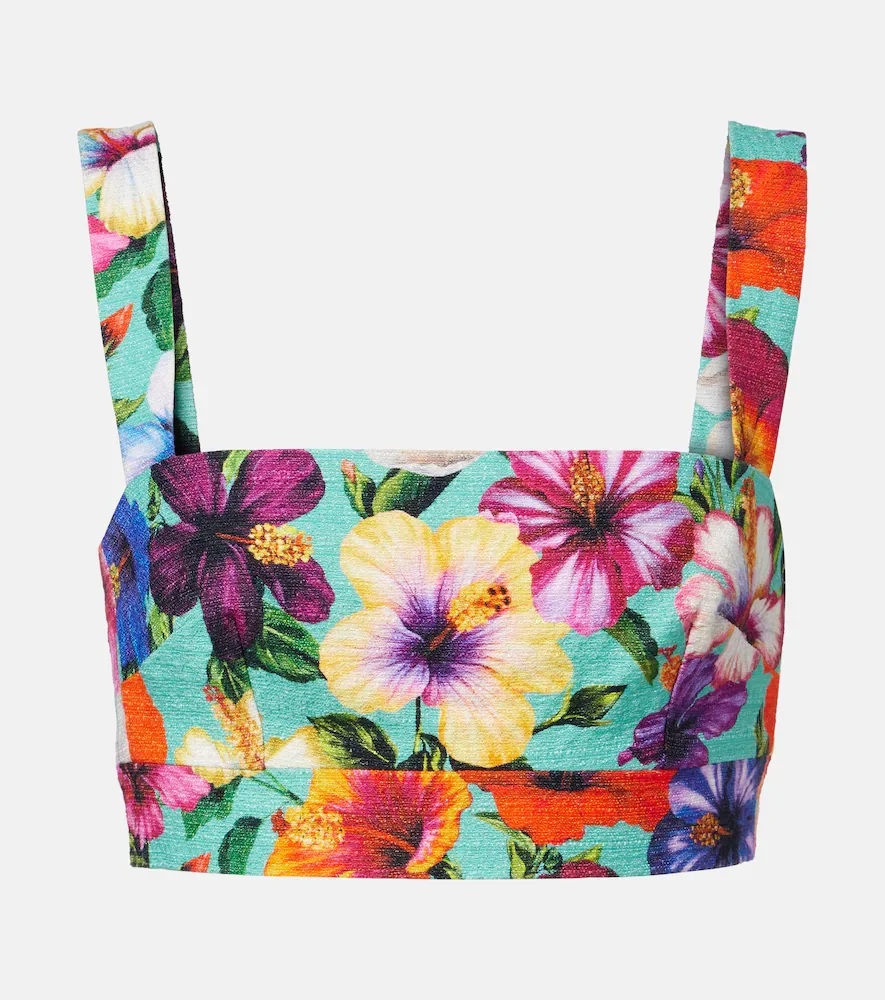 Crop top floral