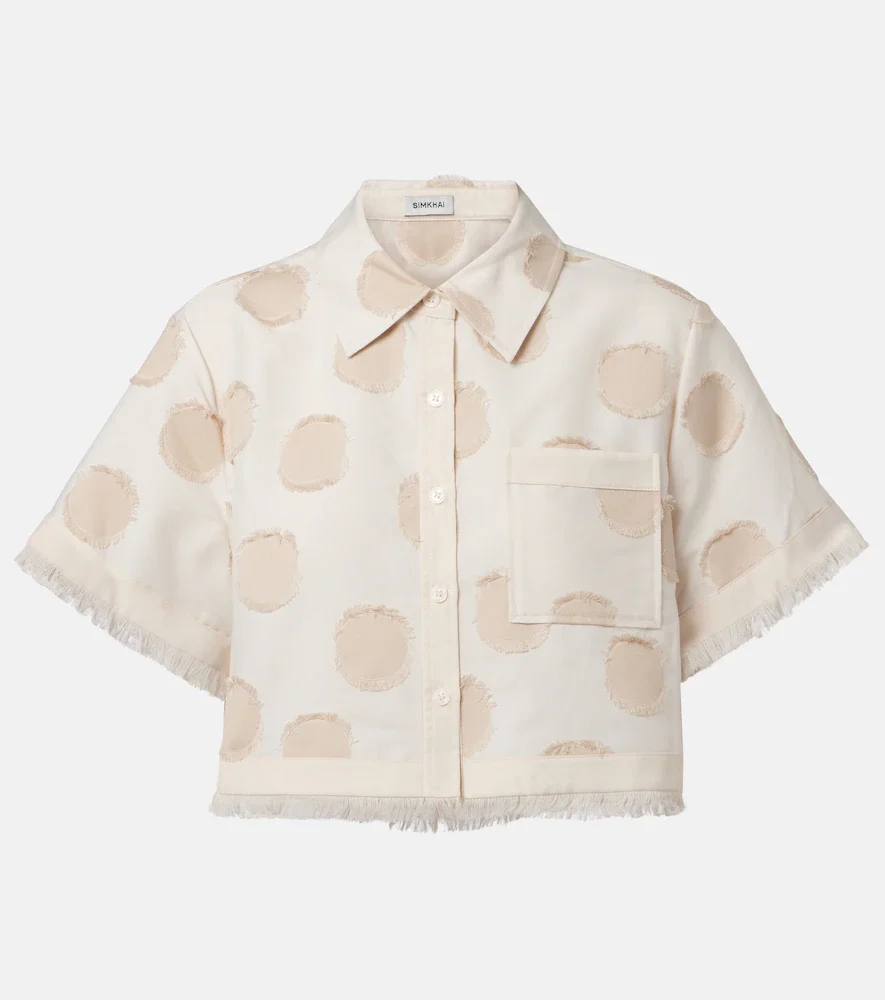 Crop top Topanga a lunares