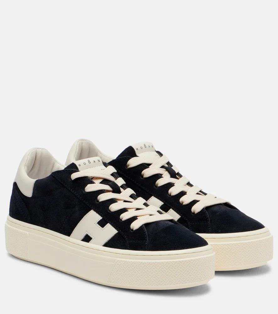Crosswind leather sneakers