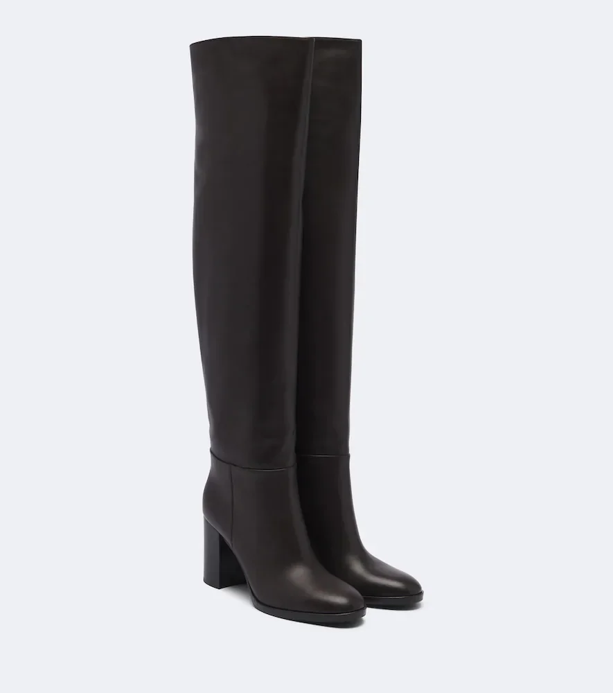 Cuissardes en cuir