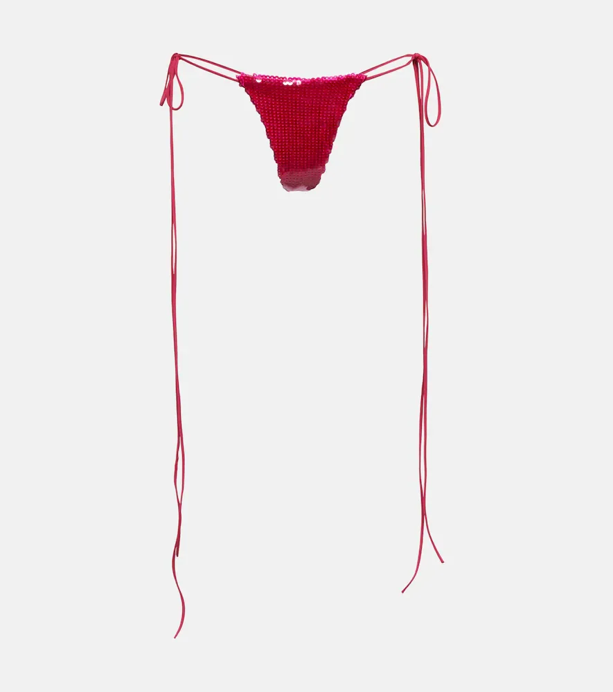 Culotte de bikini à sequins
