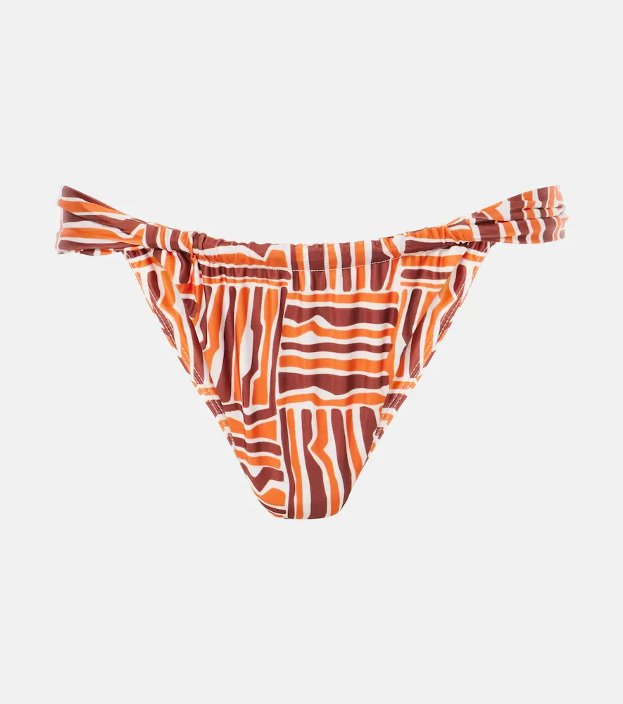 Culotte de bikini Andez imprimée taille basse