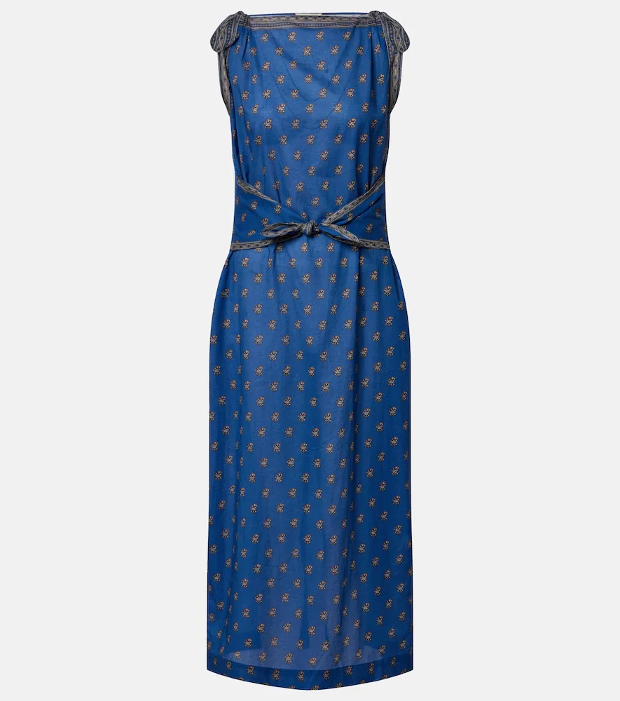 DÃen Amorette printed midi dress