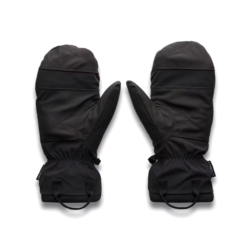Drive Mens Cart Mitts Black / Black / Metallic Silver /