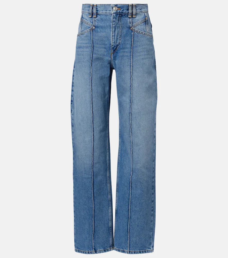 Drolane high-rise straight jeans