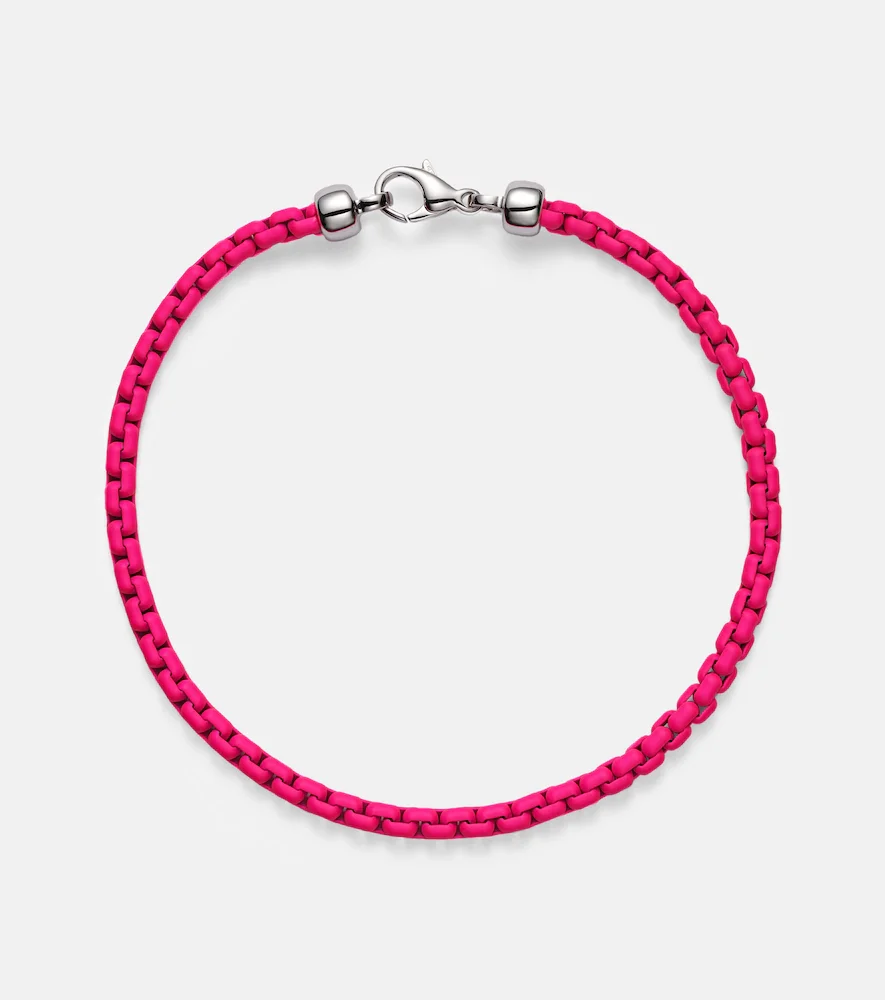 EÃra Giada 18kt white-gold anklet