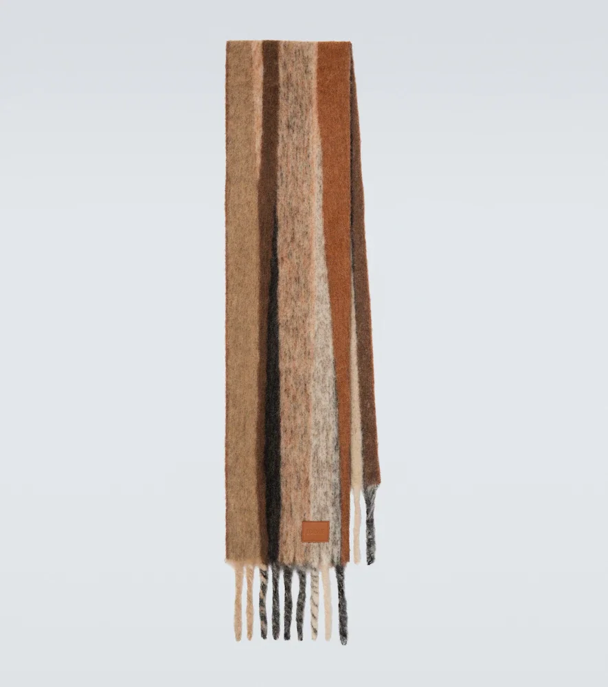 Écharpe en jacquard d'alpaga mélangé