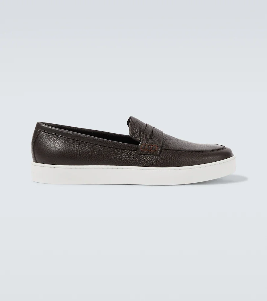 Ellis leather boat shoes