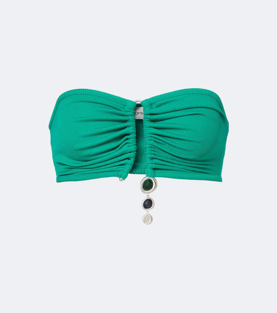 Embellished bandeau top