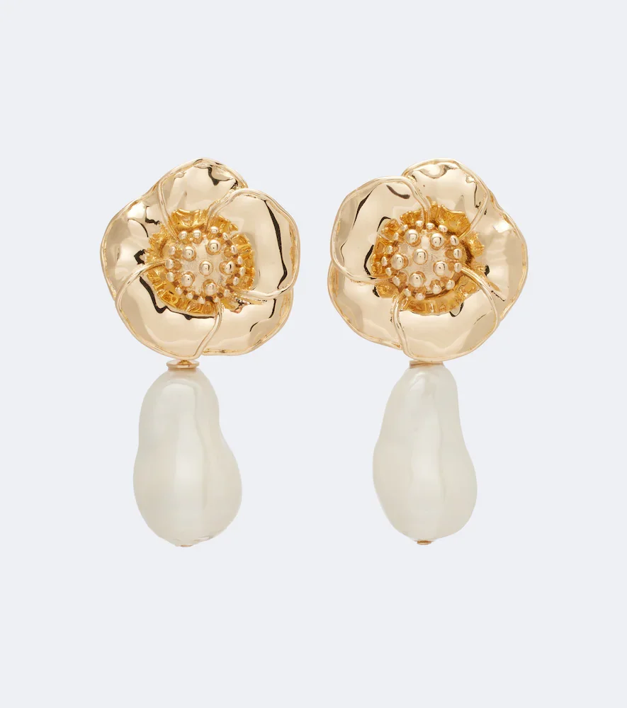 Embellished clip-on earrings