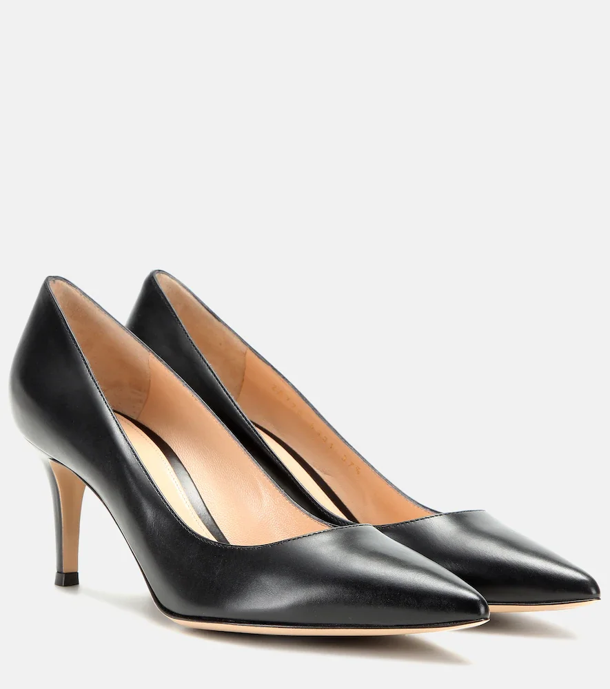 Escarpins en cuir Gianvito 70