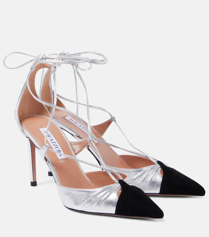 Escarpins slingback Gabi 85 en daim