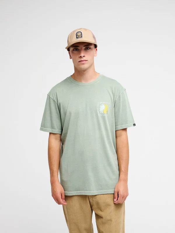 Evo Vibes - Men Green Short Sleeve T-Shirt