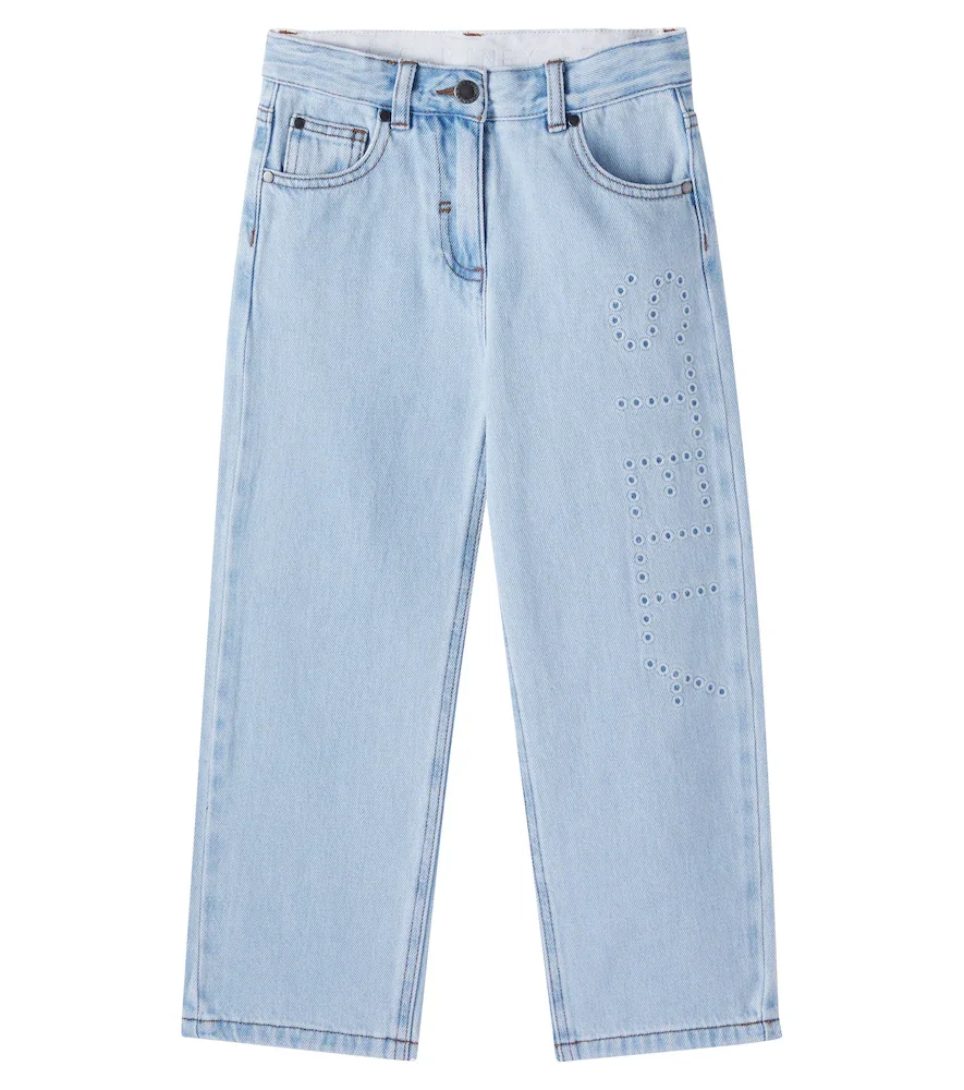 Eyelet jeans