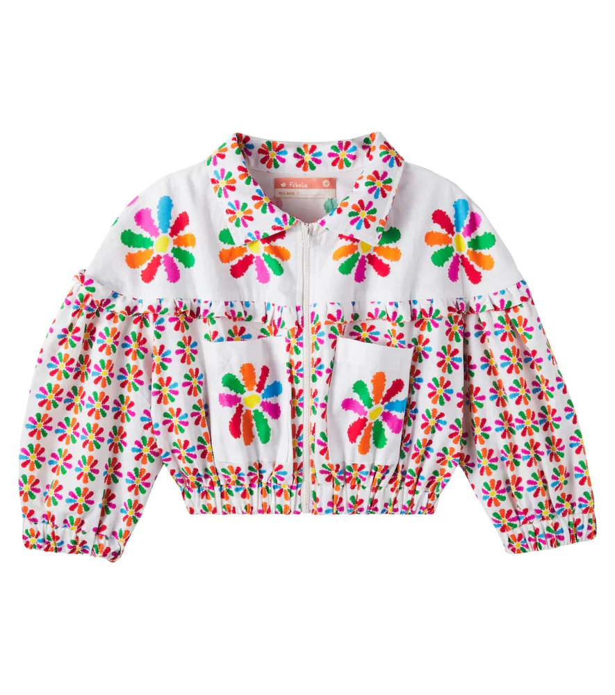 Fábula Veste en coton à fleurs