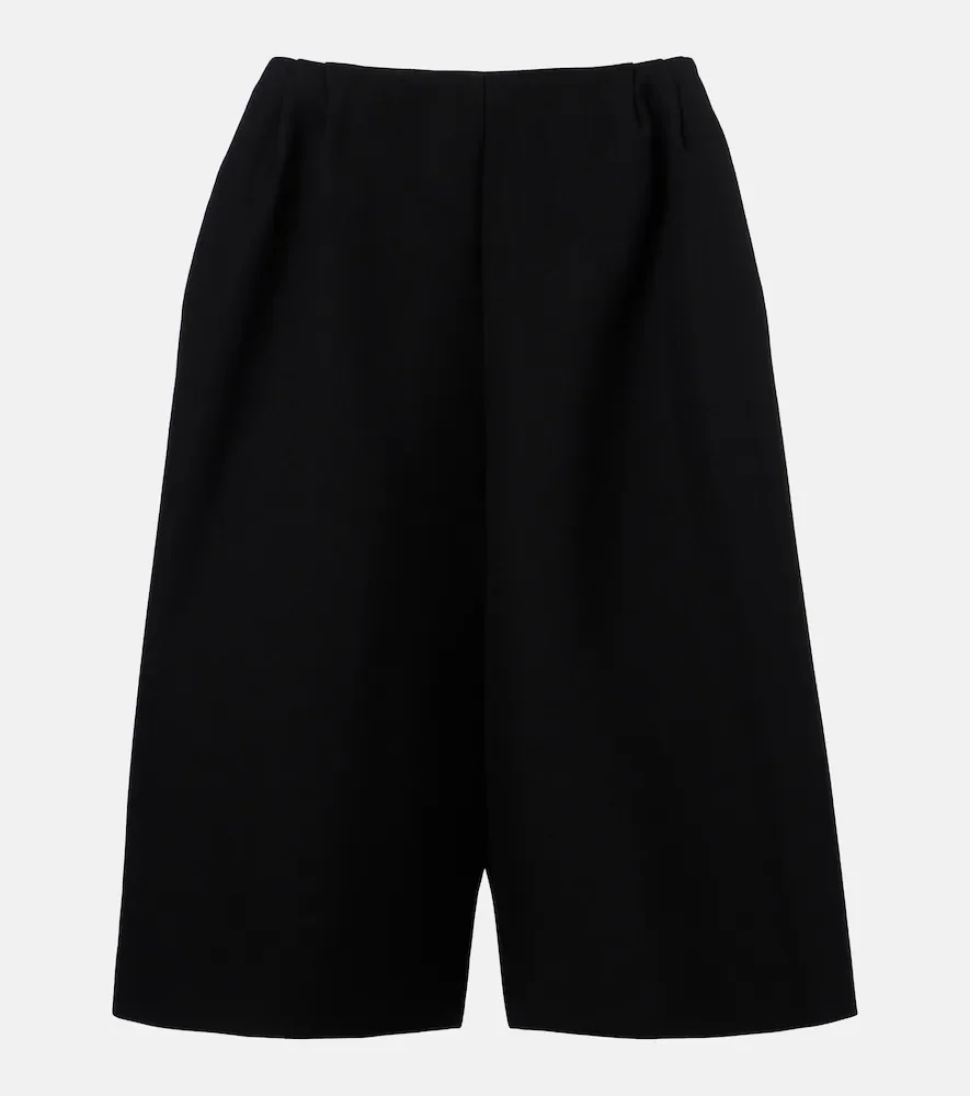 Fauna virgin wool Bermuda shorts