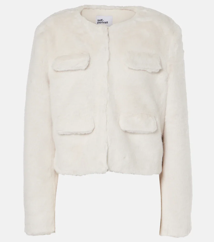 Faux shearling jacket