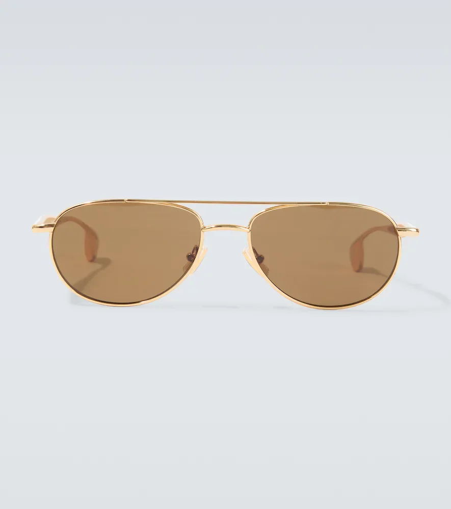 Fin aviator sunglasses