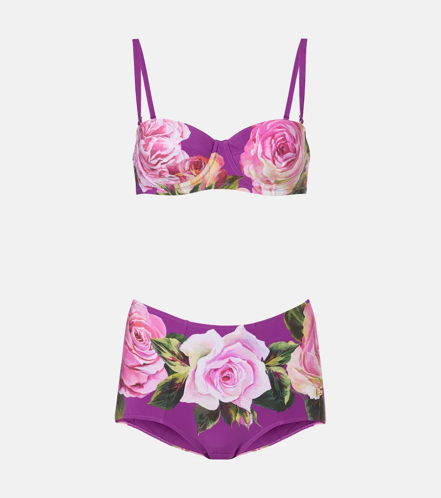 Floral printed bikini
