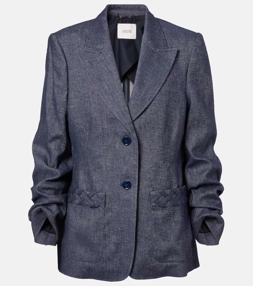 Fluid Denim blazer