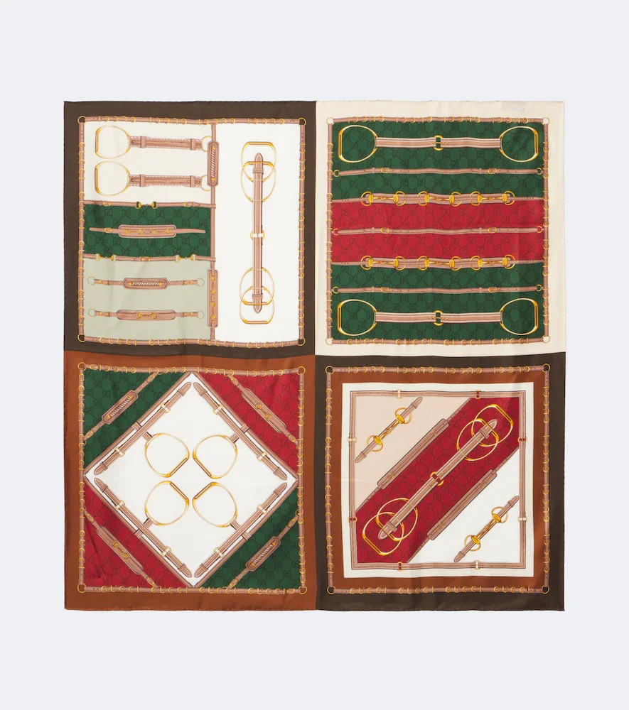 Foulard en twill de soie