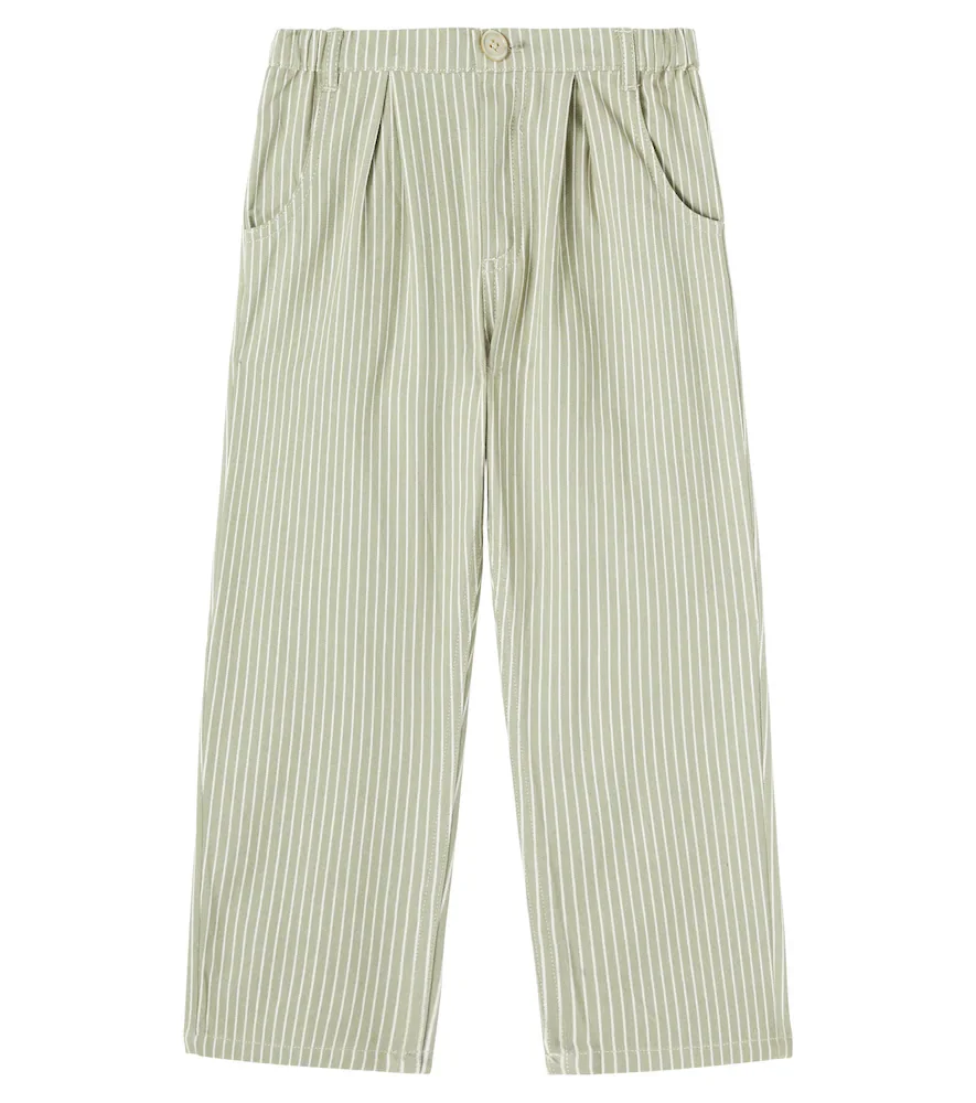 Frankie pinstripe cotton pants