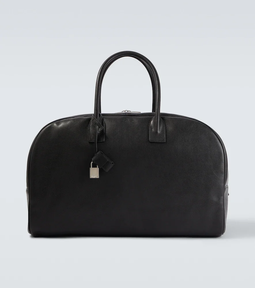 Giant leather duffel bag