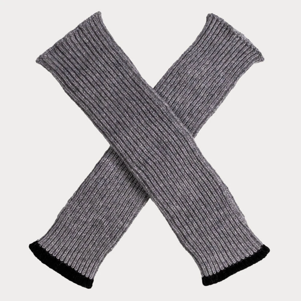 Grey and Cashmere Arm Warmers