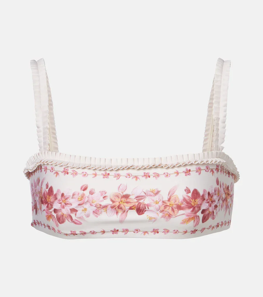 Haut de bikini Olmo à fleurs