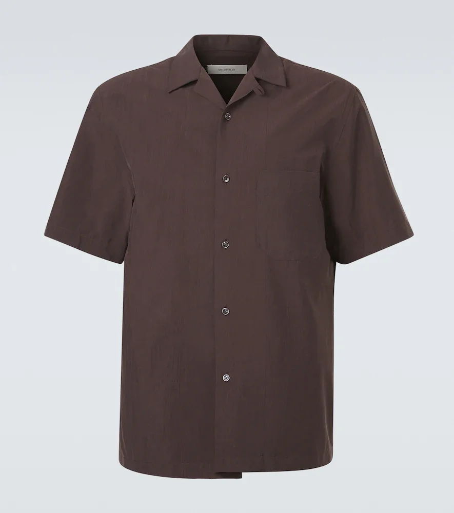 Havana silk-blend bowling shirt