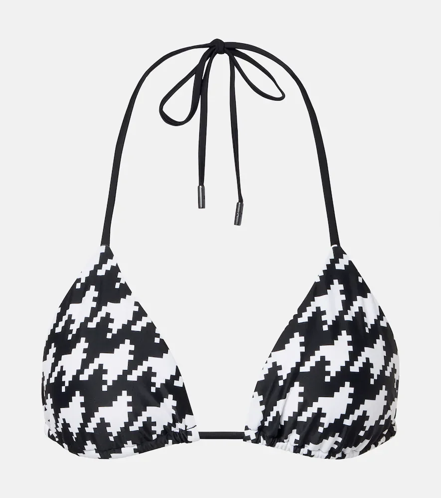 Houndstooth bikini top