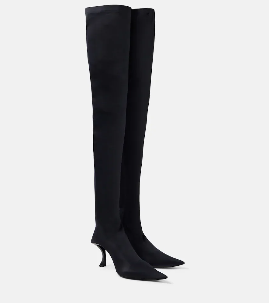 Hourglass over-the-knee boots