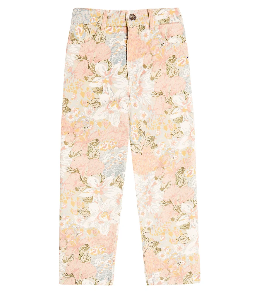 Jean Irvine à fleurs