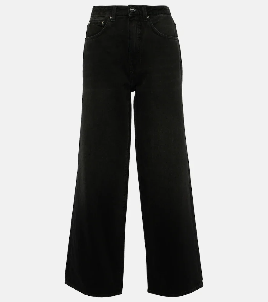 Jean wide taille haute