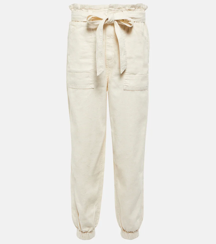 Jeans de lino y algodón
