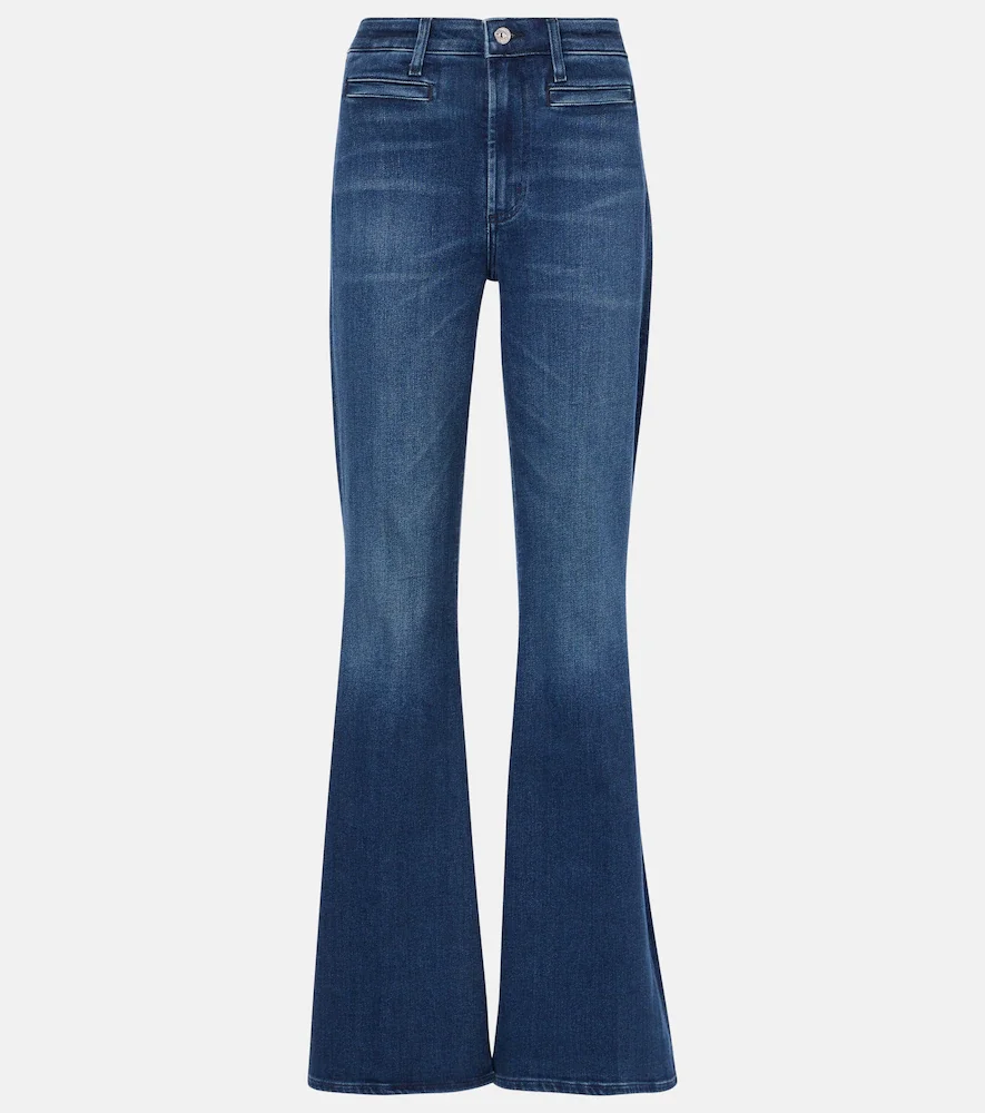 Jeans flared Lilah de tiro alto