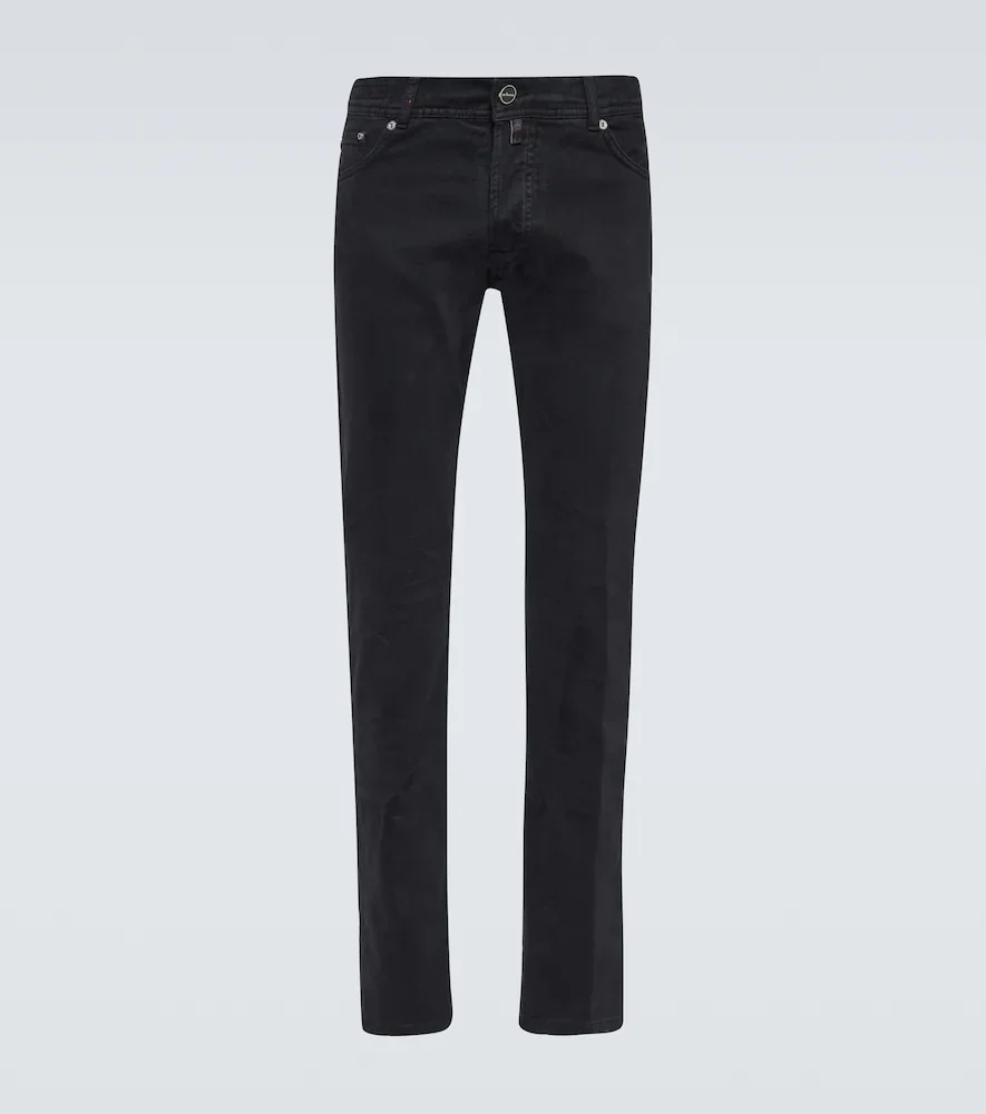 Jeans rectos de tiro medio