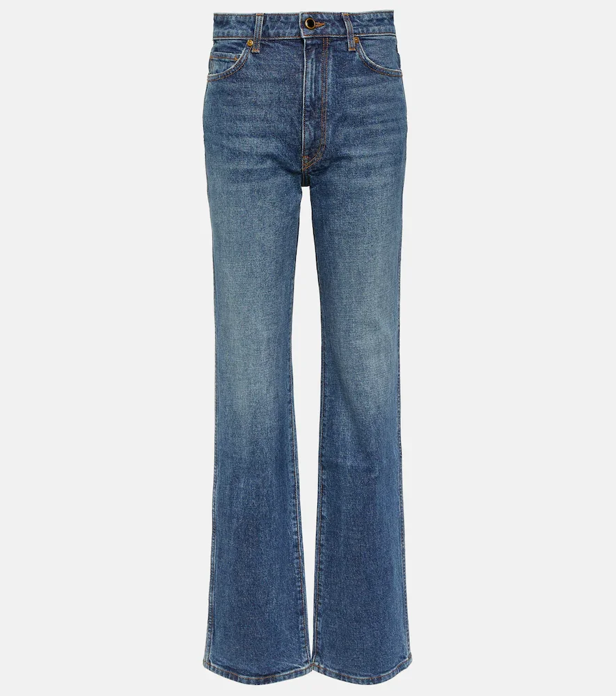Jeans slim Danielle de tiro alto