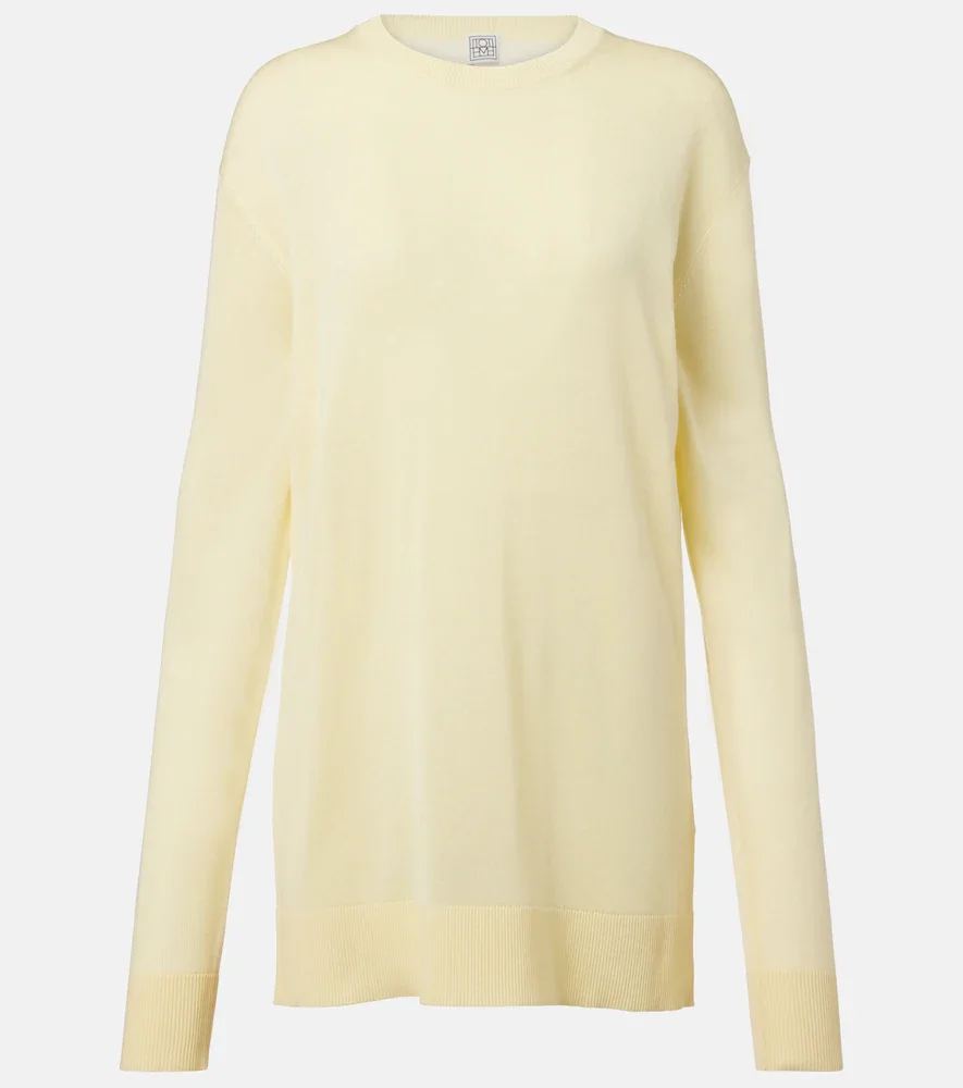 Jersey translúcido oversized