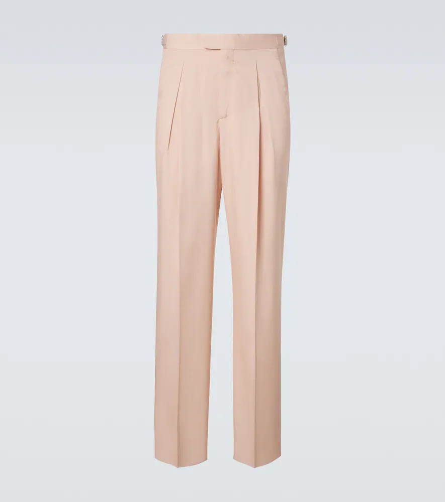 Johnny silk suit pants