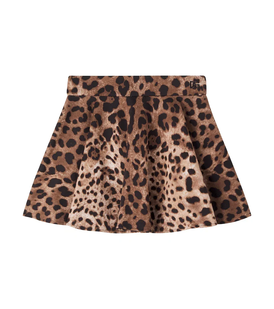 Jupe imprimée en coton