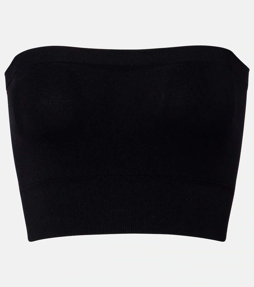 Knitted bandeau top