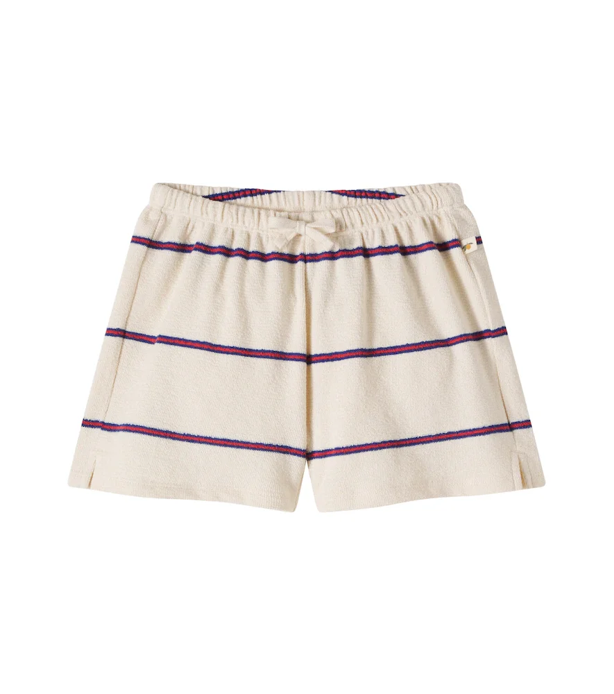 Konges SlÃjd Trio striped cotton-blend shorts