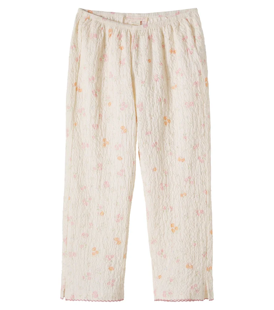 Konges Sløjd Pantalon Elin en coton à motif floral