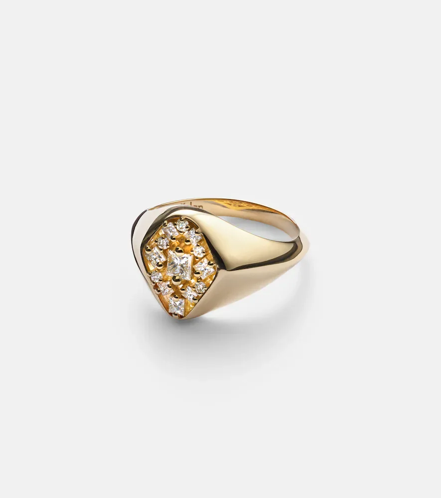 La Fantaisie 18kt gold ring with diamonds