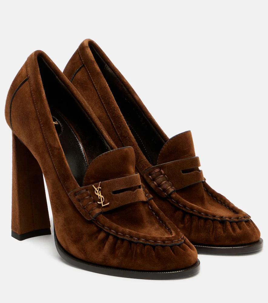 Le Loafer 110 suede loafer pumps