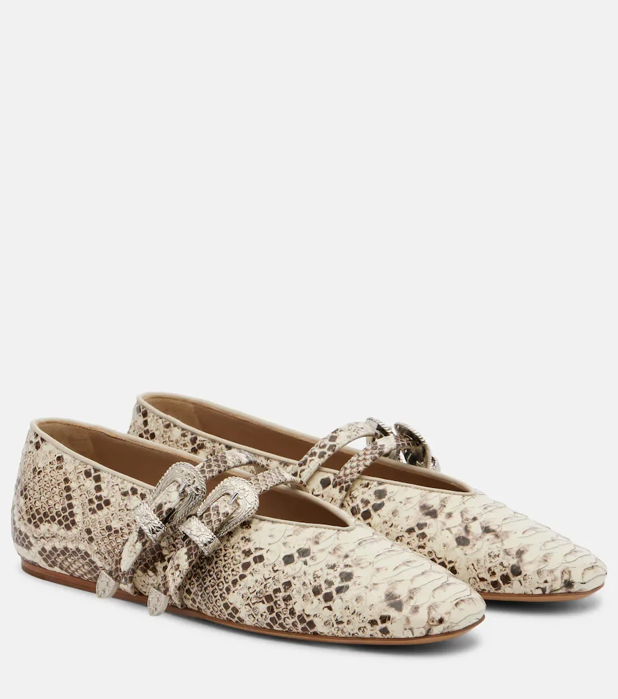 Le Monde BÃryl Classic Claudia leather Mary Jane flats
